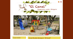 Desktop Screenshot of casasruralesantequeraelcanal.com