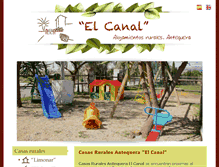 Tablet Screenshot of casasruralesantequeraelcanal.com